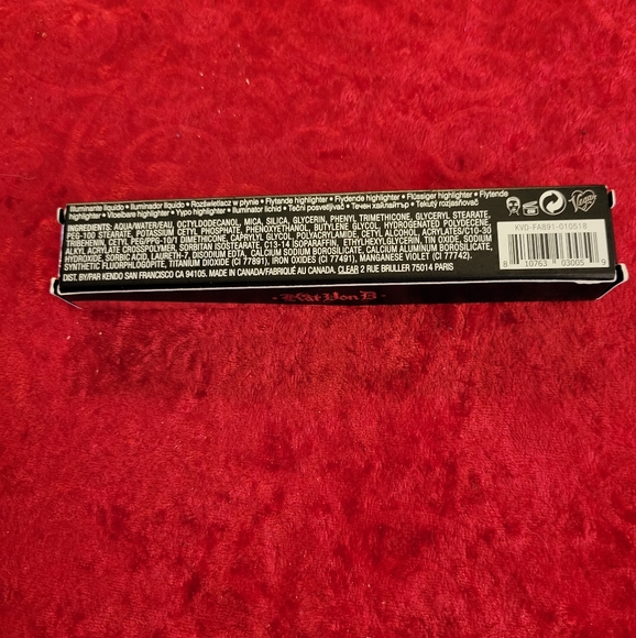 Brand New in Box Kat Von D liquid Highlighter Pink - Picture 2 of 8